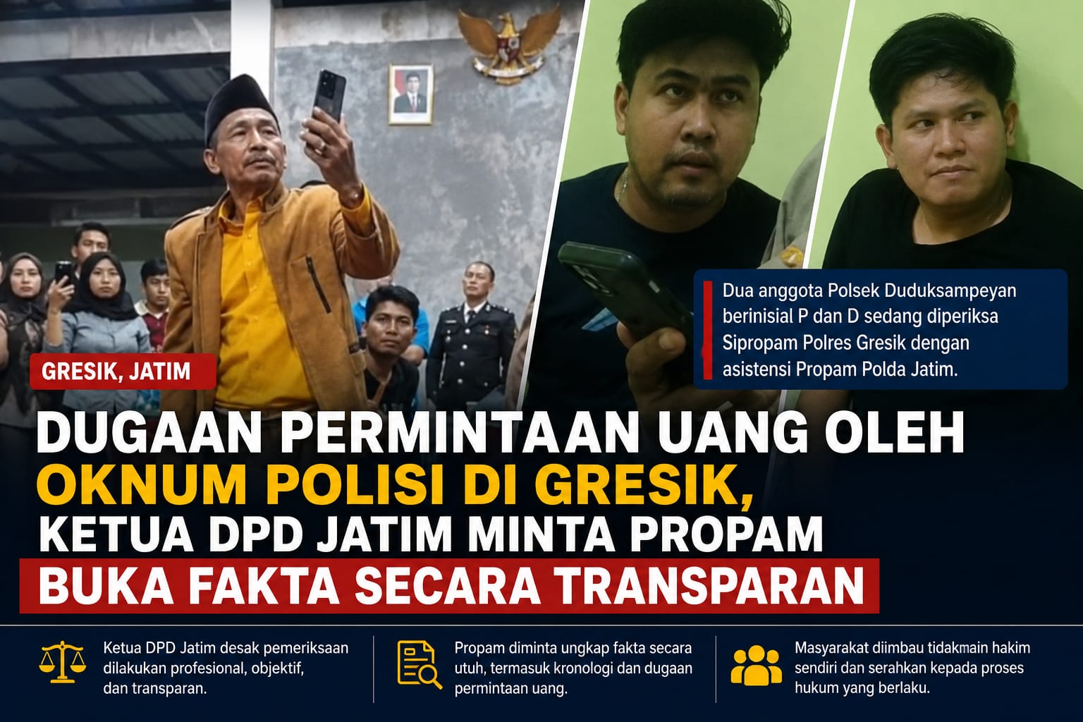 Ketua FWJI DPD Jatim Desak Pemeriksaan dan Penanganan Judol di Gresik Dilakukan Transparan