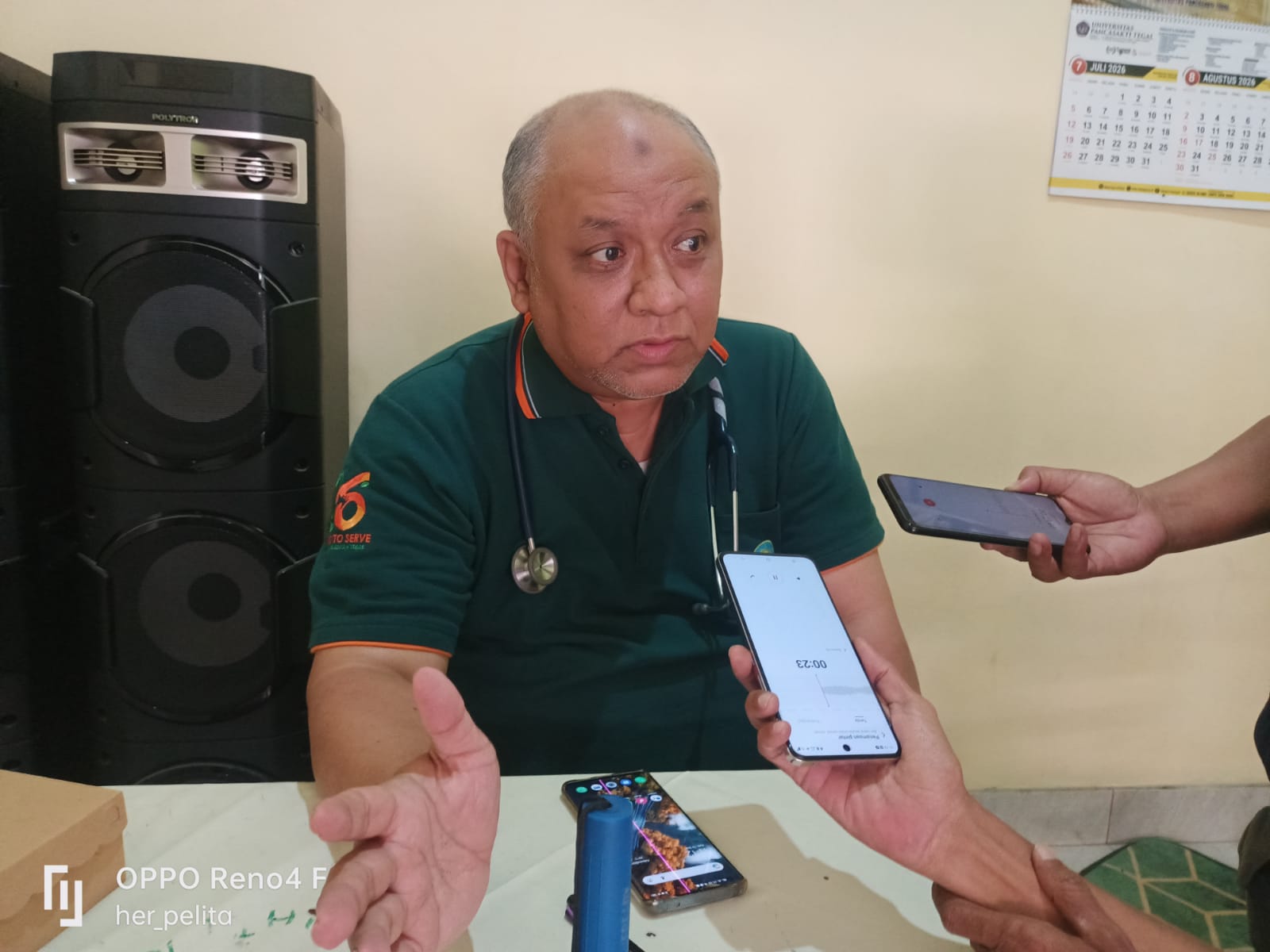 Dokter Ungkap Tiga Keluhan Kesehatan Yang Paling Banyak Diderita Warga Dalam Pengobatan Gratis HUT IWO ke-14