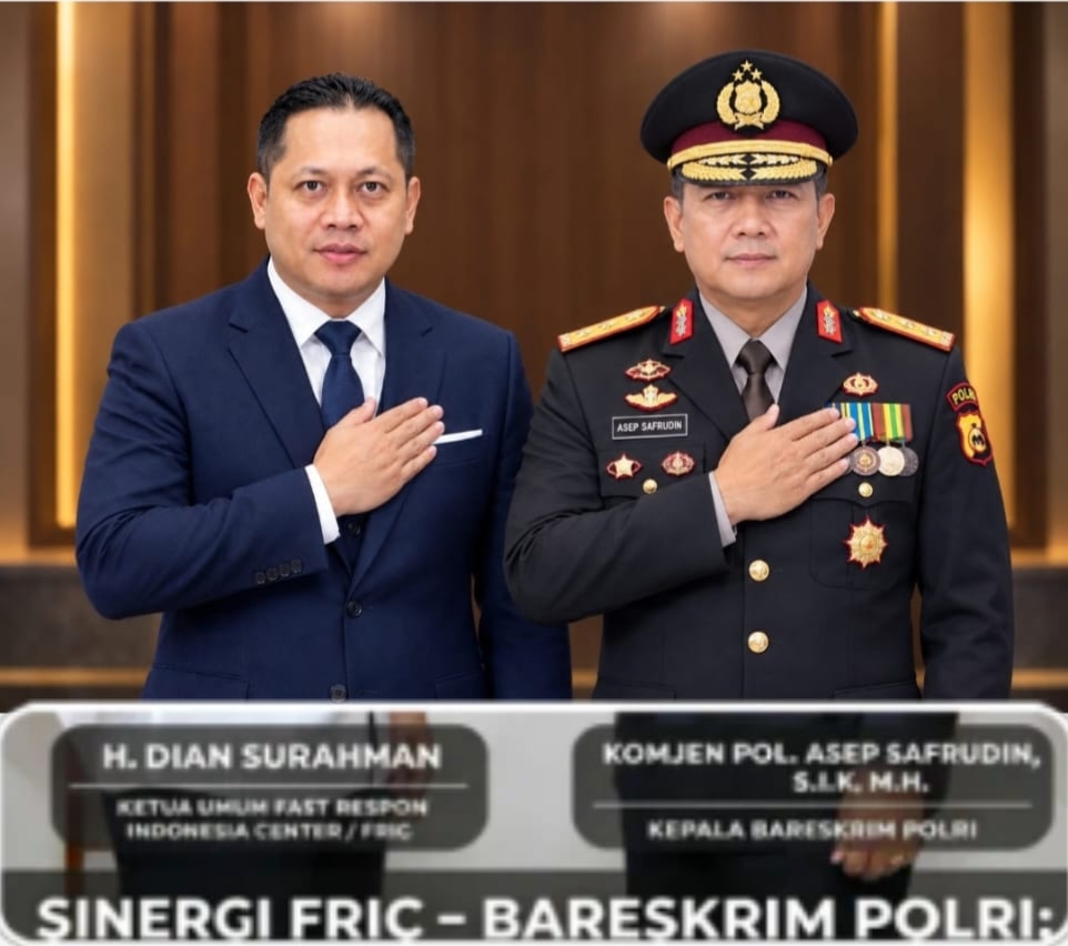 Irjen Pol Asep Safrudin Resmi Emban Amanah Kabareskrim, Ketum FRIC: Kami Siap Berdiri Bersama Polri